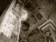 Интерьер в храме Пресвятой Богородицы в Катунках, 1947 год, фото из книги В.В.Коваля «Храмы Катунок» 