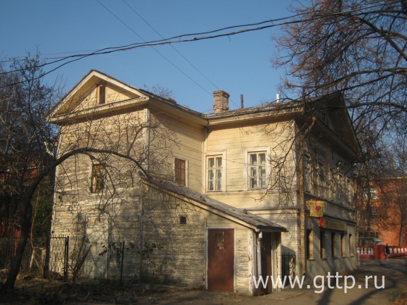 Дом, в котором в 1894 году останавливался В.И.Ленин. Вид с улицы Провиантской. Фото Ольги Чеберевой. 2016 год. 