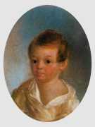Пушкин-ребёнок, неизвестный художник, 1801-1802 гг.