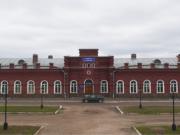Здание железнодорожного вокзала в Арзамасе, фото Владимира Бакунина