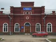 Здание железнодорожного вокзала в Арзамасе, фото Владимира Бакунина