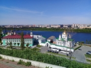 Вид на Благовещенский монастырь с набережной Федоровского, фото Галины Филимоновой