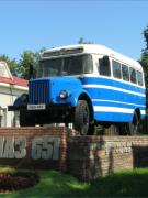 Первый автобус производства Павловского автобусного завода, фото Владимира Бакунина 