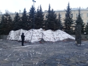 Мемориал жертвам политических репрессий «Стены скорби» в Москве, сооруженного по Указу Президента Российской Федерации В.В.Путина на государственные средства и народные пожертвования и открытого 30 октября 2017 года на пересечении проспекта Сахарова с Садовым кольцом, фото Галины Филимоновой