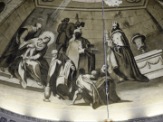 Фреска в Воскресенском соборе в Арзамасе, выполненная учениками Ступинской школы, фото предоставлено Владимиром Бакуниным