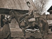 Борис Пастернак укрощает коня, материал предоставлен музеем ДОМ ПАСТЕРНАКА во Всеволодо-Вильве