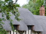 Anne Hathaways Cottage and gardens (Shakespeares wifes family home), photo by Amy Murrell