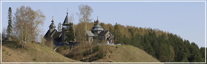 Вид на село Троицкое с Ветлуги, фото предоставлено Мариной Бугровой