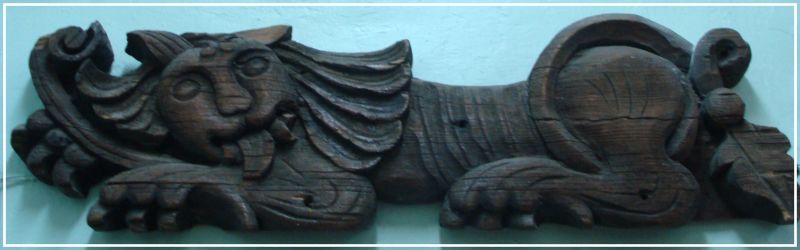 Образец глухой резьбы в музее, Большое Мурашкино, фото Веры Звездовой
